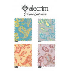 kit de Tecidos para Patchwork Alecrim Coleção Cashmere II - Kit com 11 cores-V2