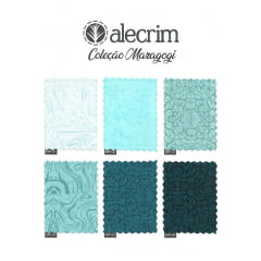 Kit de Tecidos para Patchwork Alecrim Coleção Maragogi - Kit com 6 cores