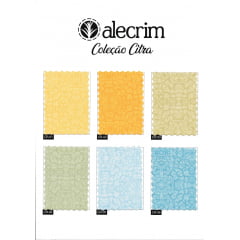 Kit Tecidos Alecrim com 6 cortes de 1m x 1,40m (Total de 6m no Kit) Coleção Citra V2