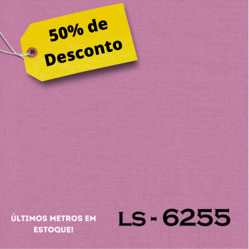 TRICOLINE 100% ALGODÃO LISO LS-6255 - Rosa